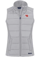 Cutter and Buck Dayton Flyers Womens Charcoal Evoke Vest