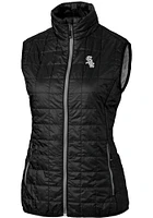 Cutter and Buck Chicago White Sox Womens Rainier PrimaLoft Puffer Vest