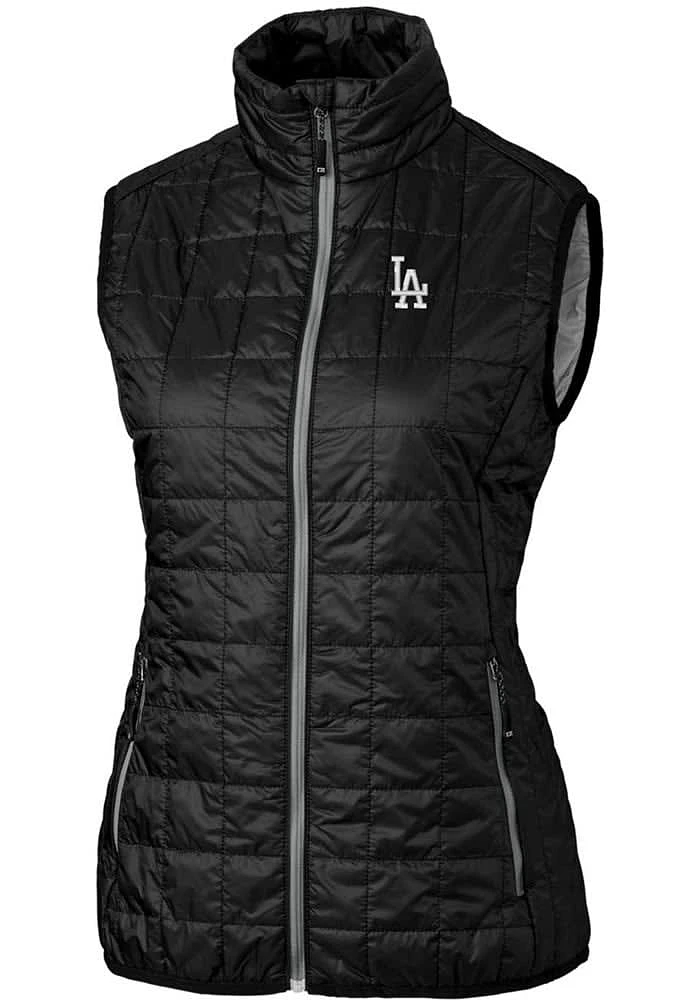 Cutter and Buck Los Angeles Dodgers Womens Rainier PrimaLoft Puffer Vest