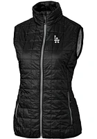 Cutter and Buck Los Angeles Dodgers Womens Rainier PrimaLoft Puffer Vest