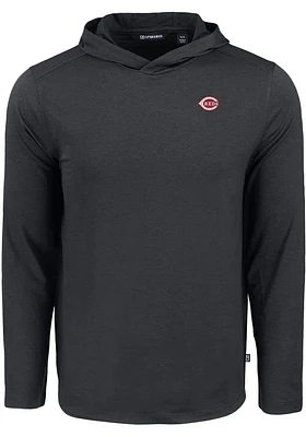 Cutter and Buck Cincinnati Reds Mens Black Coastline Hood