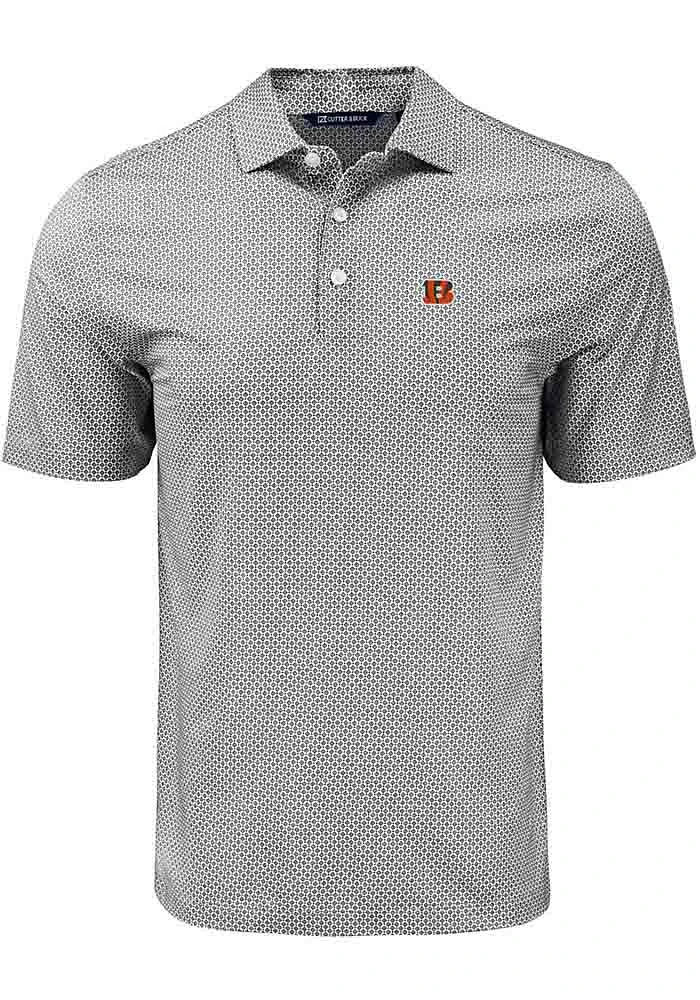 Cutter and Buck Cincinnati Bengals Pike Diamond Dot Big Tall Polo