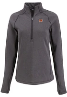 Cutter and Buck Cincinnati Bengals Womens Pehastin 1/4 Zip Pullover