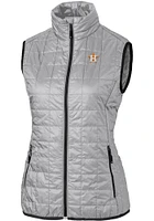Cutter and Buck Houston Astros Womens Rainier PrimaLoft Puffer Vest