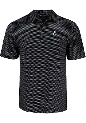 Cutter and Buck Cincinnati Bearcats Shadow Check Big Tall Polo