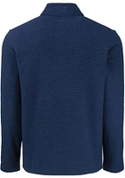 Cutter and Buck Dayton Flyers Mens Navy Blue Hunts Point Long Sleeve Qtr Zip Pullover