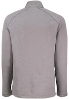 Cutter and Buck Xavier Musketeers Mens Grey Pehastin Long Sleeve Qtr Zip Pullover