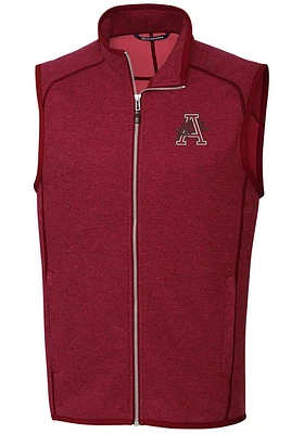 Cutter and Buck Arkansas Razorbacks Mens Red Mainsail Sleeveless Jacket