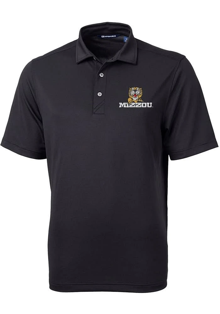 Cutter and Buck Missouri Tigers Mens Black Virtue Short Sleeve Polo