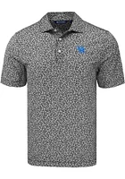 Cutter and Buck Kentucky Wildcats Mens Pike Flora Short Sleeve Polo