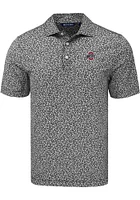 Cutter and Buck Ohio State Buckeyes Mens Pike Flora Short Sleeve Polo