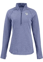 Cutter and Buck Kentucky Wildcats Womens Pehastin Qtr Zip