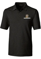 Cutter and Buck Missouri Tigers Mens Black Forge Pencil Stripe Version Short Sleeve Polo