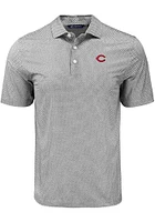 Cutter and Buck Cincinnati Reds Pike Diamond Dot Big Tall Polo