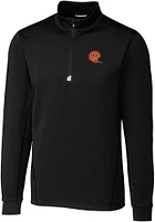 Cutter and Buck Cincinnati Bengals Mens Historic Traverse Big Tall Qtr Zip