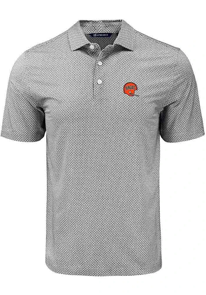 Cutter and Buck Cincinnati Bengals Historic Pike Diamond Dot Big Tall Polo