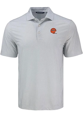 Cutter and Buck Cincinnati Bengals Historic Pike Diamond Dot Big and Tall Polo