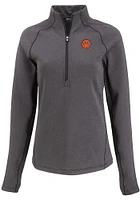 Cutter and Buck Cincinnati Bengals Womens Historic Pehastin Qtr Zip