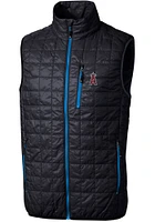 Cutter and Buck Los Angeles Angels Mens Navy Blue Rainier PrimaLoft Puffer Sleeveless Jacket