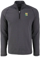 Cutter and Buck Xavier Musketeers Mens Gold Rush Pehastin Long Sleeve Qtr Zip Pullover