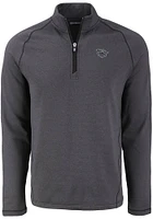 Cutter and Buck Cincinnati Bearcats Mens Black Vault Pehastin Long Sleeve Qtr Zip Pullover