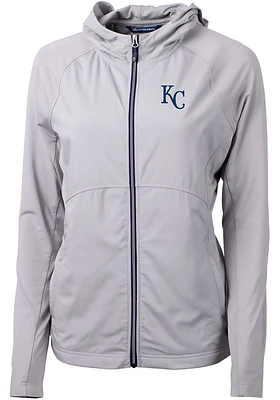 Cutter and Buck Kansas City Royals Womens Adapt Eco Light Weight Jacket