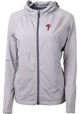 Cutter and Buck Philadelphia Phillies Womens Adapt Eco Light Weight Jacket