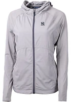 Cutter and Buck New York Yankees Womens Adapt Eco Light Weight Jacket