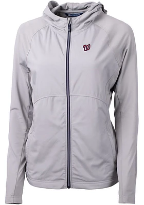 Cutter and Buck Washington Nationals Womens Adapt Eco Light Weight Jacket
