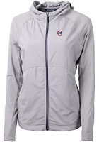 Cutter and Buck Chicago Cubs Womens Adapt Eco Light Weight Jacket