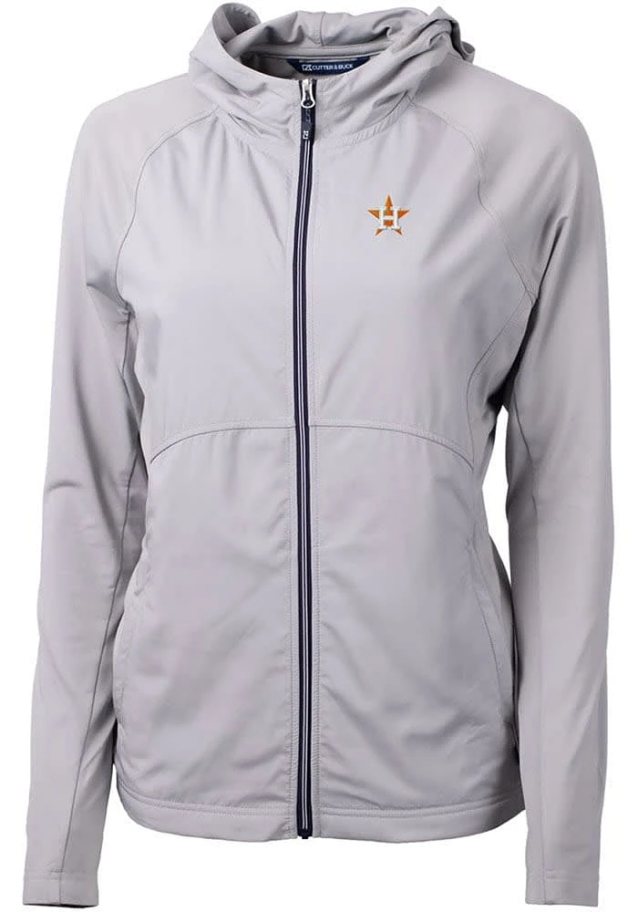 Cutter and Buck Houston Astros Womens Adapt Eco Light Weight Jacket