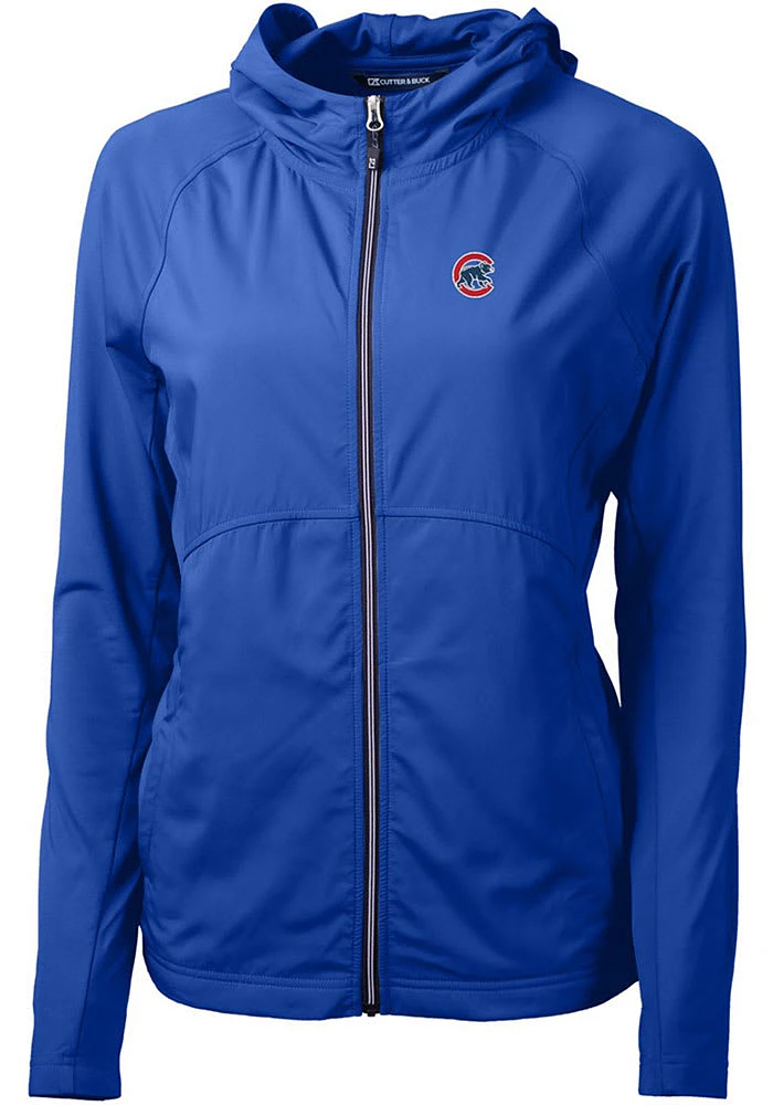 Cutter and Buck Chicago Cubs Womens Adapt Eco Light Weight Jacket