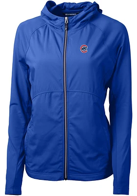 Cutter and Buck Chicago Cubs Womens Adapt Eco Light Weight Jacket