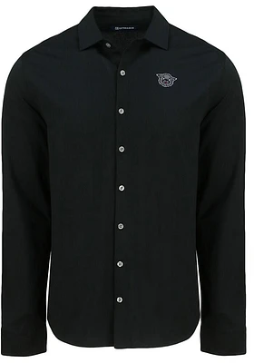 Cutter and Buck Cincinnati Bearcats Mens Vault Advantage Soft Pique Long Sleeve Dress Shirt