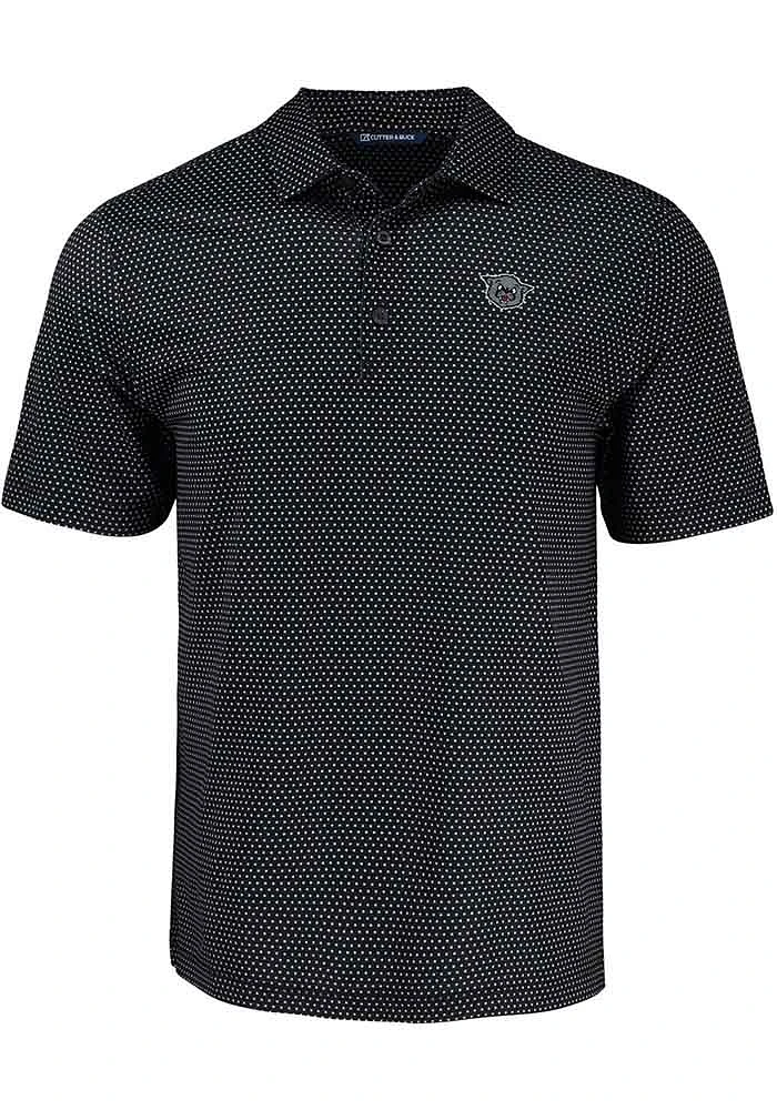 Cutter and Buck Cincinnati Bearcats Mens Vault Pike Shadow Check Short Sleeve Polo