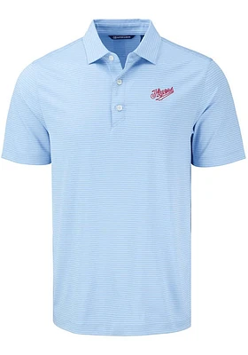 Cutter and Buck Dayton Flyers Mens Vault Forge Eco Fine Line Short Sleeve Polo