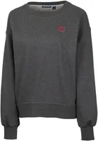 Cutter and Buck Cincinnati Reds Womens Grey Saturday Crew Sweatshirt