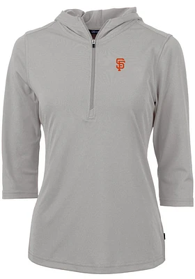 Cutter and Buck San Francisco Giants Womens Virtue Eco Pique Hooded Sweatshirt