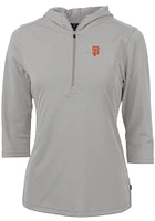 Cutter and Buck San Francisco Giants Womens Virtue Eco Pique Hooded Sweatshirt
