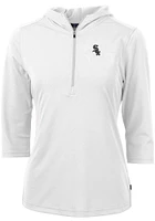 Cutter and Buck Chicago White Sox Womens Virtue Eco Pique Hooded Sweatshirt