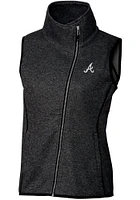 Cutter and Buck Atlanta Braves Womens Grey Mainsail Vest