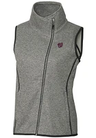 Cutter and Buck Washington Nationals Womens Grey Mainsail Vest