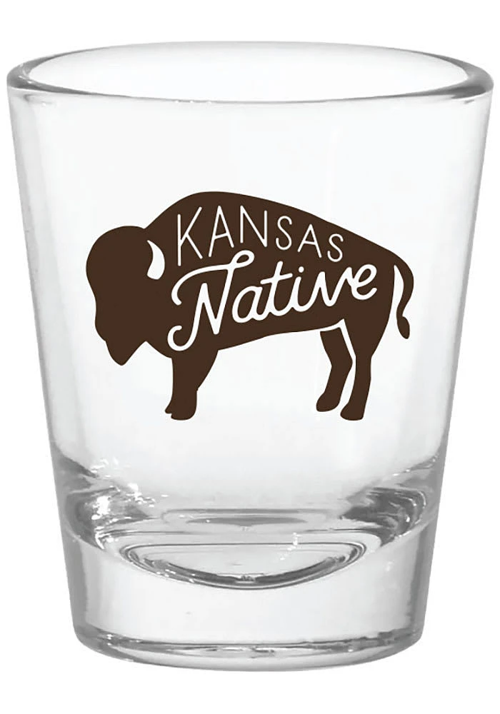 Kansas Buffalo Shot Glass