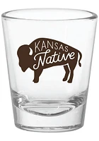 Kansas Buffalo Shot Glass