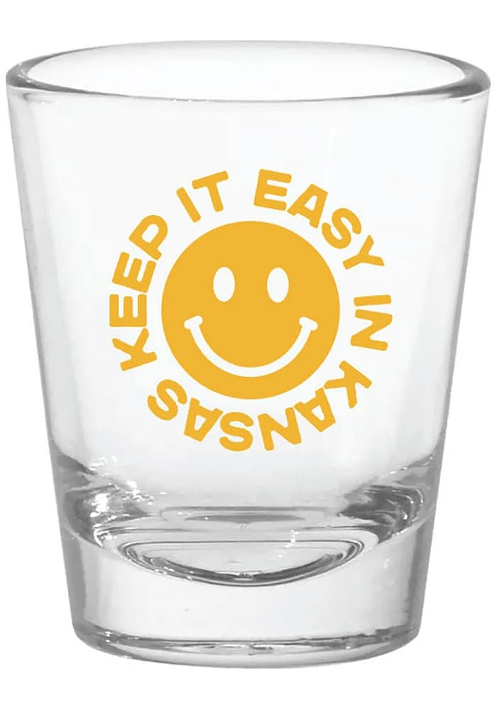 Kansas Keep It Easy Shot Glass