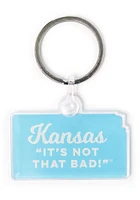 Kansas Acrylic Keychain Keychain