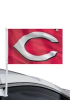 Cincinnati Reds 11x14 Red Polyester Car Flag - Red