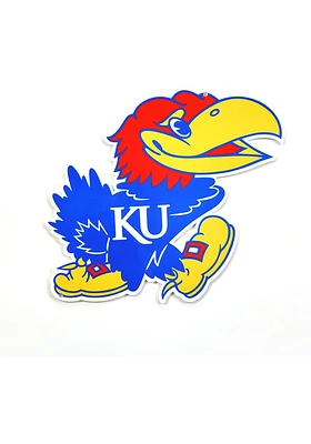 Kansas Jayhawks Steel Logo Magnet