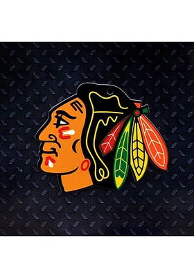 Chicago Blackhawks Steel Logo Magnet
