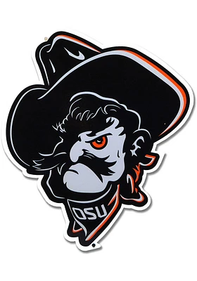 Oklahoma State Cowboys 12 Steel Logo Sign